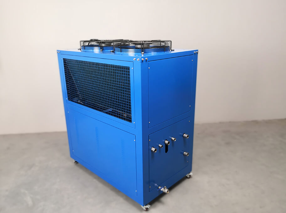 10HP Portabel Kotak Air Cooled Air Chiller - Biru3