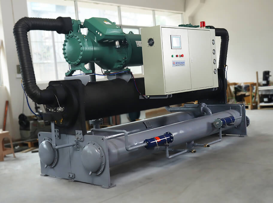 Industrial Water Cooled Screw Chiller (Double Compressor)3